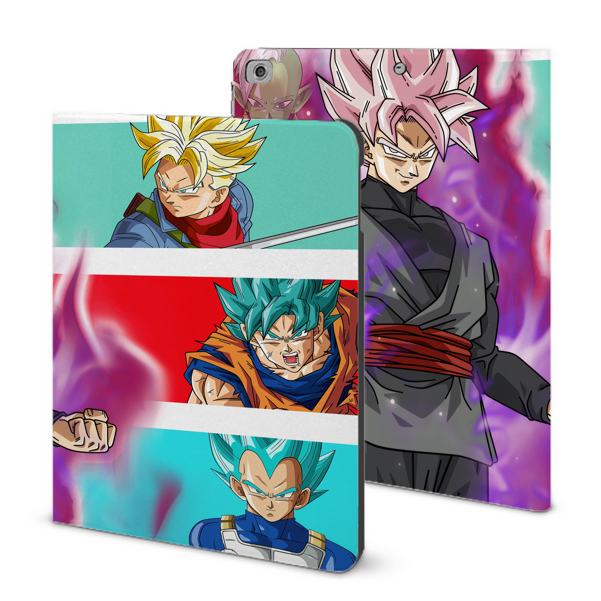（画像用） ドラゴンボール DRAGON BALL IPad ケース ブック型 PUレザー TPU 耐衝撃 軽量 薄型 ペン収納なし 全面保護 IPad 各モデル対応